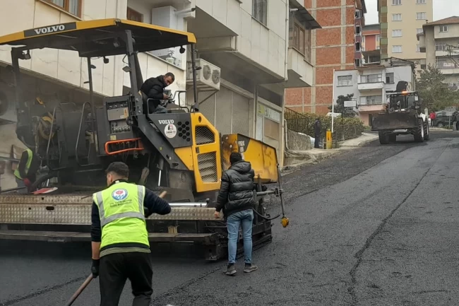 Trabzon'da kış öncesi yol çalışmaları hızlandı