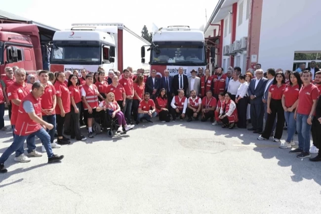 Adana'dan Gazze'ye insani yardım