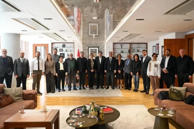 İbrahim Can Ergun'den Başkan Muharrem Erkek'e iade-i ziyaret