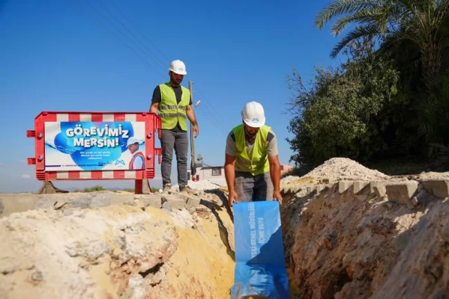 Mersin'de altyapı çalışmaları hız kesmeden sürüyor