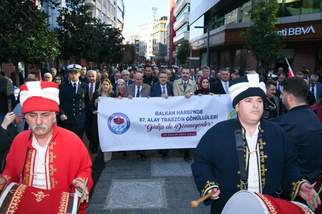 Trabzon'da ‘Gidip de Dönmeyenler' etkinliği! 511 şehit anıldı