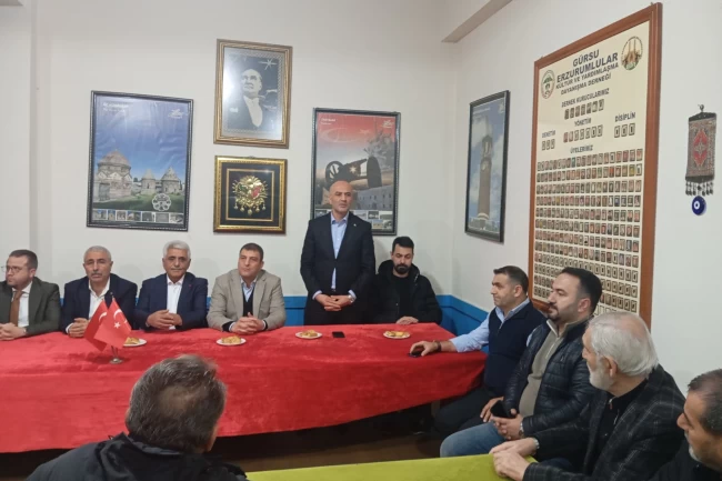 Bursa'da MHP'den Erzurumlulara ziyaret