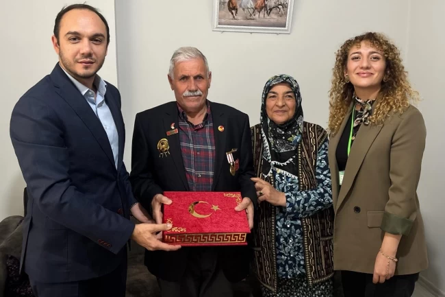 Kocaeli Gebze'de Kıbrıs Gazilerine minnet ziyareti