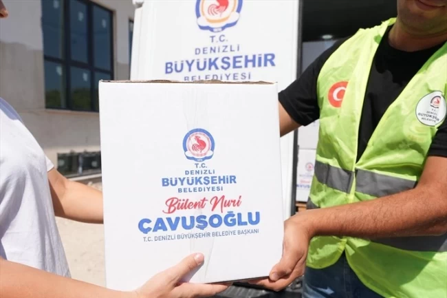 Denizli'de online gıda kolisi uygulaması başladı
