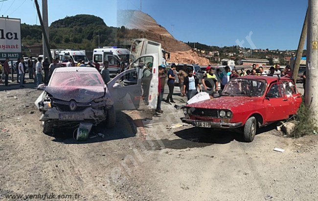 OTOMOBİLLER HURDAYA DÖNDÜ..