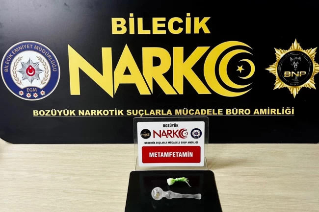 Bozüyük'te narkotik operasyonu