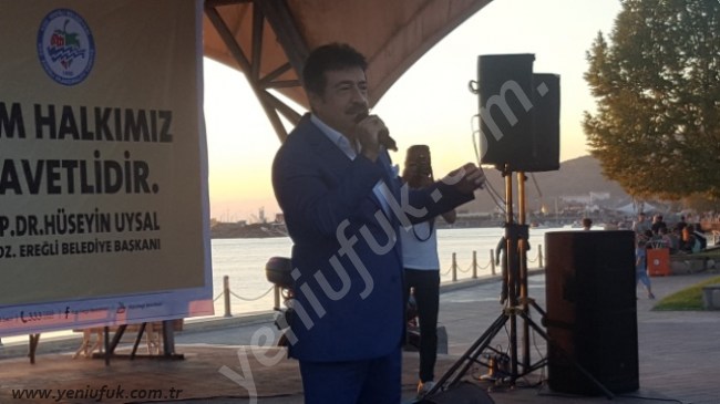 ÜNLÜ ŞAİR SELÇUK İLKAN, EREĞLİLERLE BULUŞTU..