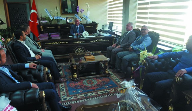 MHP'den Kaymakam Çorumluoğlu'na ziyaret..