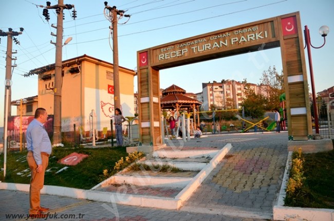 Şehidimizin adı parka verildi