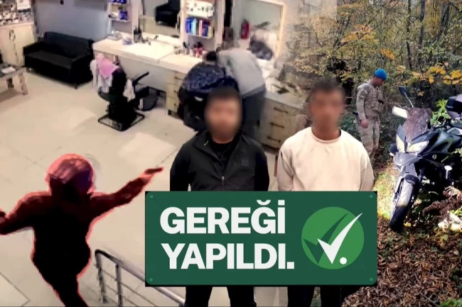 Berber dükkanına silahlı saldırının gereği yapıldı! Şüpheliler Bartın'da yakalandı