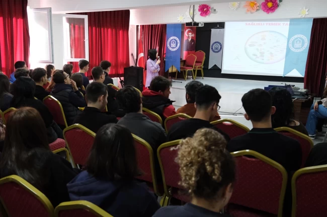 Bursa Yıldırım'da gençlere sağlıklı beslenme bilinci