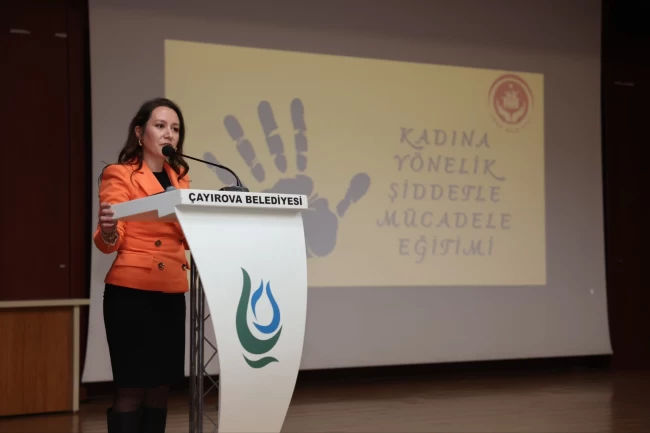 Çayırova'da kadına yönelik şiddetle mücadele eğitimi