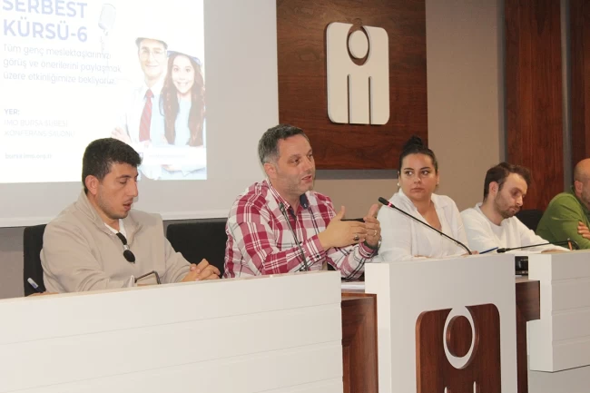 Bursa'da İMO yönetimi genç mühendislerle buluştu