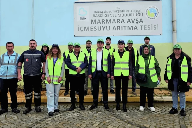 Balıkesir'de Avşa İçme Suyu Arıtma Tesisi'ne teknik inceleme