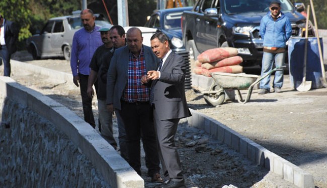 Dev proje Sakindere'de çalışmalar devam ediyor..