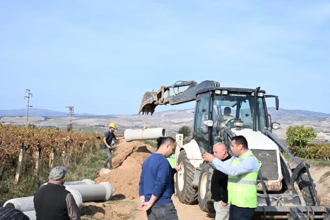 Manisa Alaşehir'de 30 yıllık altyapı çilesi son buluyor