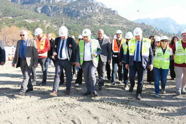 Güngör Geçer'den Adana Pozantı Atık Su Arıtma Tesisi'ne inceleme