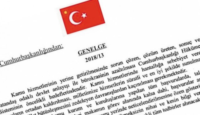 Cumhurbaşkanlığından kamu kurumlarına genelge: "Hantal davranmayın!.."