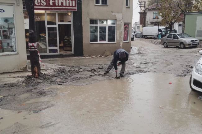 Keşan'da Uğur Mumcu Caddesi esnafı dert küpü