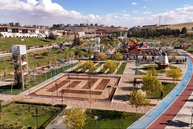 Gaziantep'te Galle Park'a Uluslararası Yeşil Bayrak Ödülü