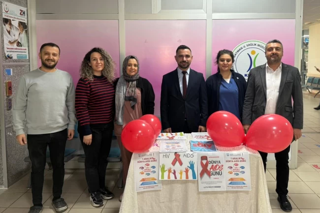 Batman Kozluk Devlet Hastanesi'nde AIDS farkındalığı