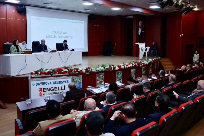 Kocaeli Çayırova'da yılın son meclis toplantısı yapıldı