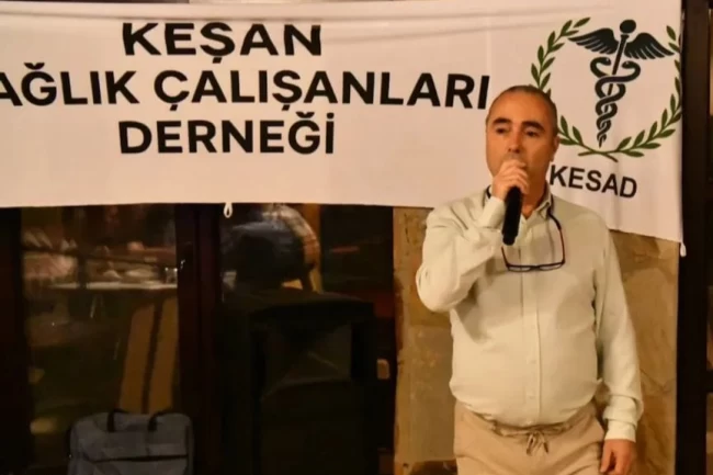 Keşan'da sağlık çalışanlarından güçlü buluşma