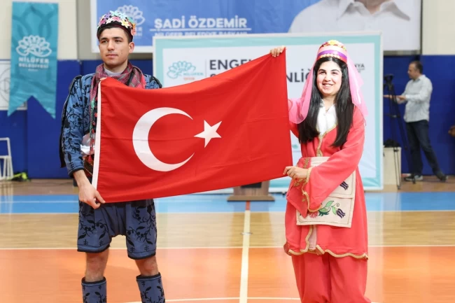 Bursa Nilüfer'de engeller sporla aşıldı