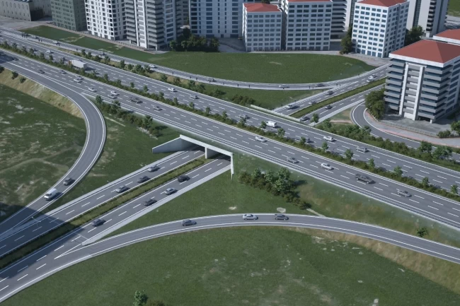 Abdülhamit Han Köprülü Kavşağı Mart'ta hizmete açılıyor