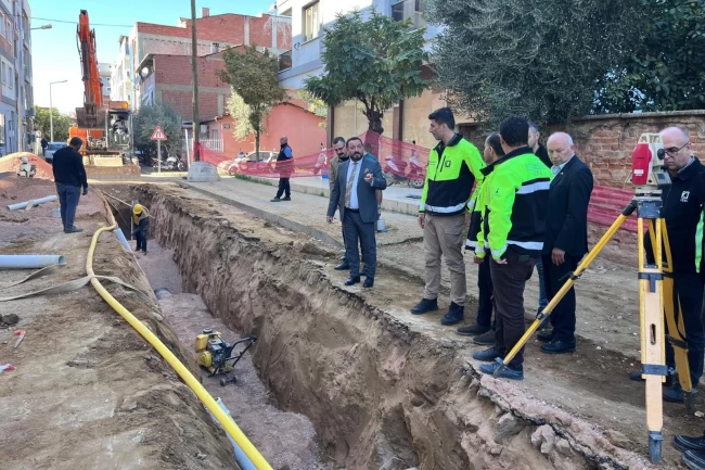 İzmir Ödemiş'te altyapıda yoğun tempo