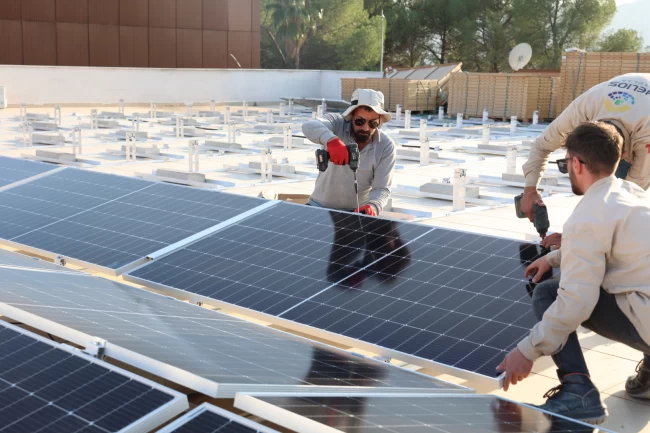 Antalya'da Büyükşehir'den 19'uncu Güneş Enerji Santrali