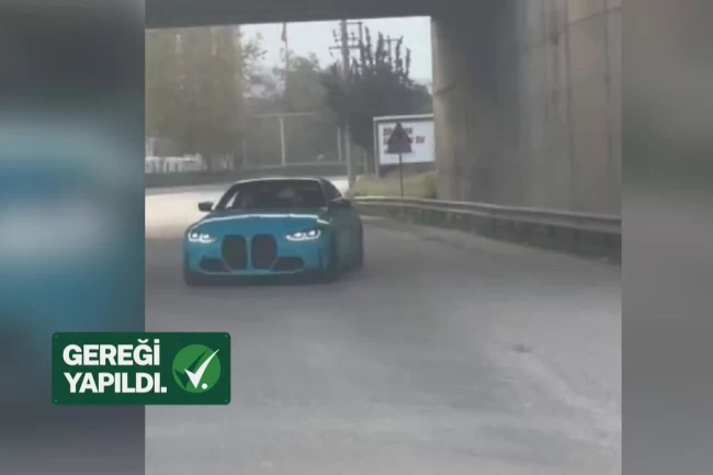 İzmir'de drift ve makas atan sürücüler yakalandı!