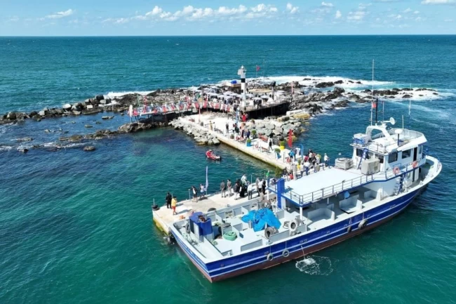 Ordu'da Fatsa Fener Adası'na yeni sosyal tesis