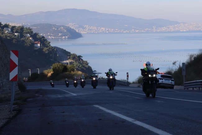 Bursa Jandarma'dan motosiklet sürücülerine ileri sürüş kursu