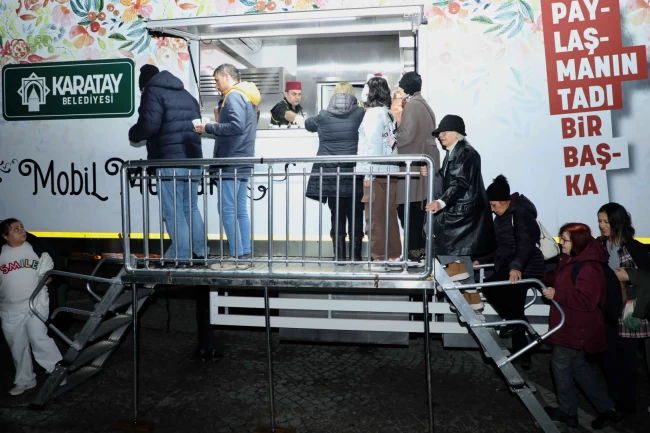 Konya Karatay'da sahlep geleneği bu yıl da sürüyor