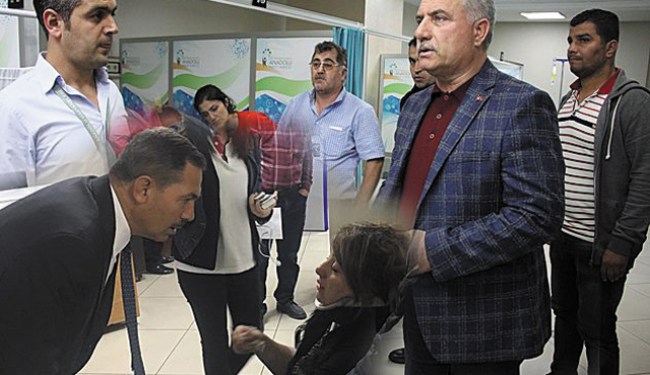 Başkan Uysal ve Başkan Demirtürk'ten yaralılara ziyaret..