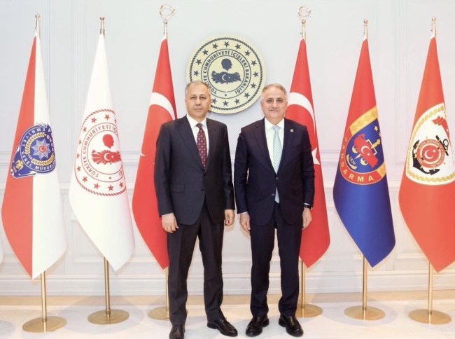 Saffet Bozkurt’tan İçişleri Bakanı Ali Yerlikaya’ya Ziyaret