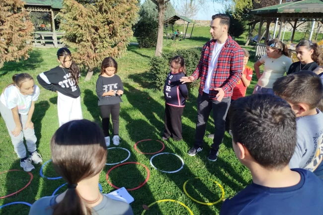 Sinop Ayancık'ta ortaokul oğrencilerine oryantiring etkinlik