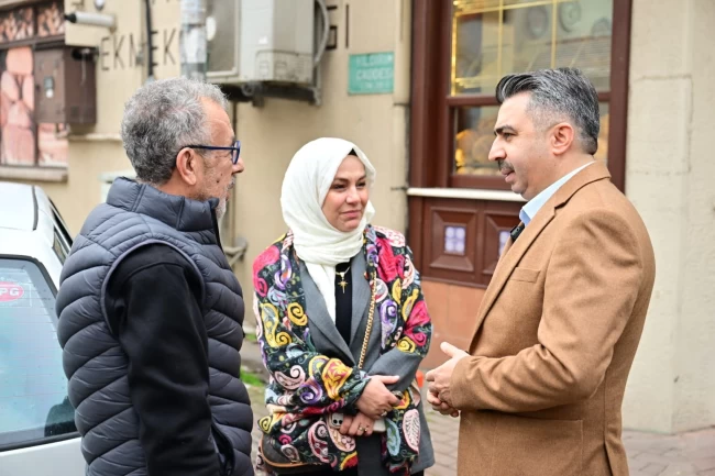 Bursa Yıldırım'da Başkan Yılmaz'dan esnaf ziyareti