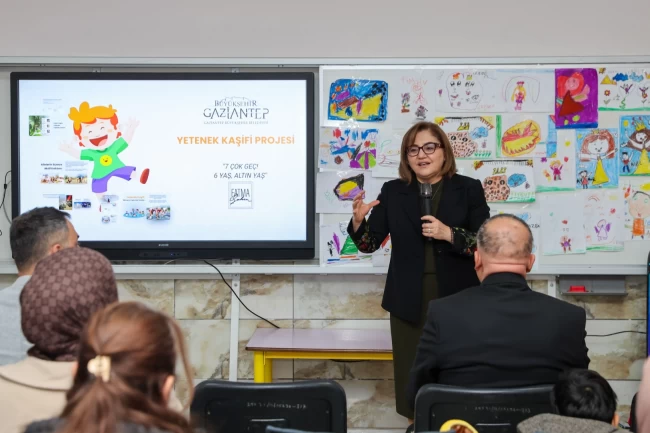 Gaziantep'te Yetenek Kaşifi Projesi okullarda tanıtılıyor