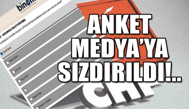 CHP anketinde manipülasyon mu var?..