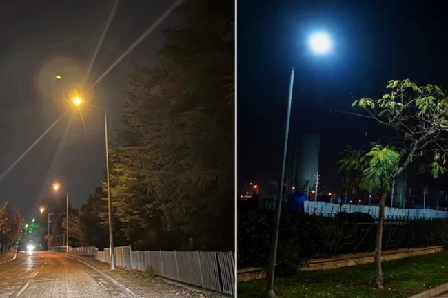 Sokak lambalarında UEDAŞ'tan LED dönüşüm