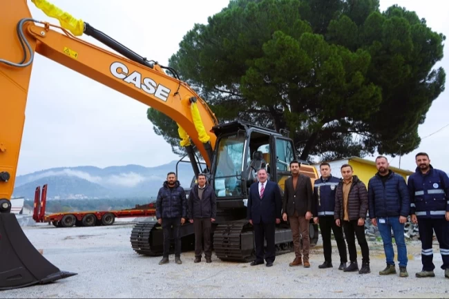 Muğla Milas'a TBB'den ekskavatör hibesi