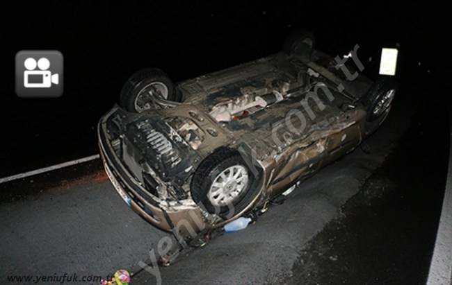 Zonguldak yolunda kaza 3 yaralı