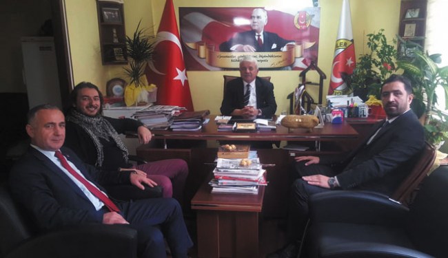 Aday adayı Bektaş’tan EGD’ye ziyaret..