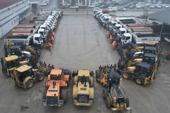 Bursa İnegöl Belediyesi'nde kış hazırlıkları tamam