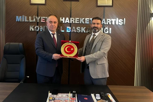 Ticarette Birlik TopluluÄŸu'ndan MHP Konya'ya ziyaret