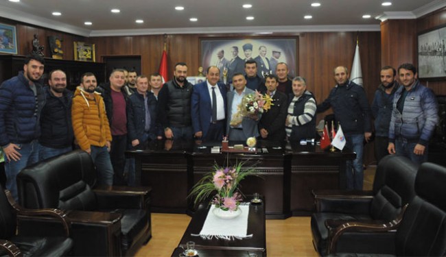 Madencilerden, Başkan Demirtaş'a destek..