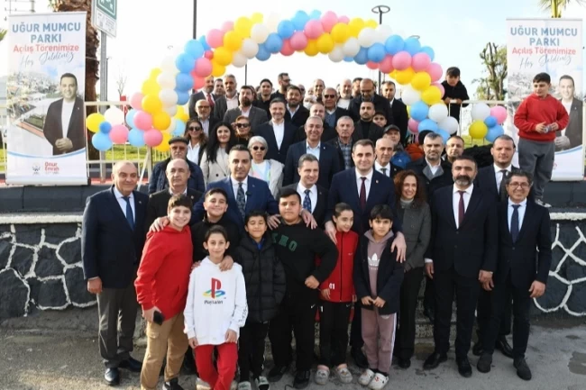 Uğur Mumcu Parkı İzmir Çiğli'de hizmete açıldı