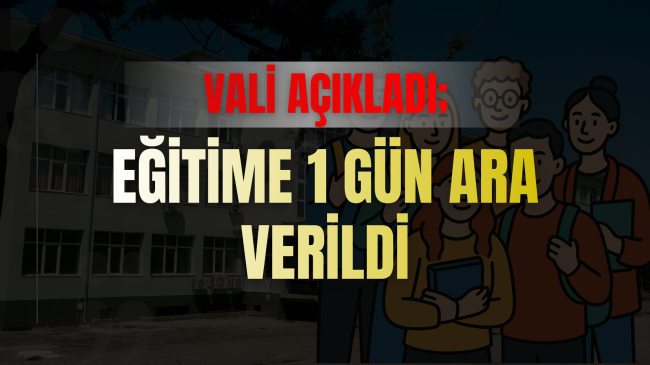Zonguldak’ta eğitime 1 gün ara verildi
